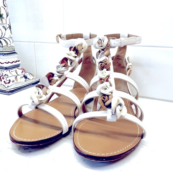 Tory Burch Shoes - Tory Burch Flora Sandals in Box